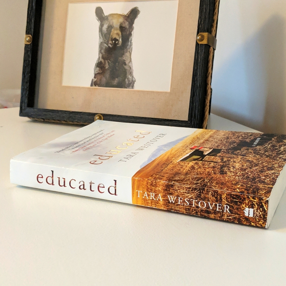 "Educated" a novel by Tara Westover EUC